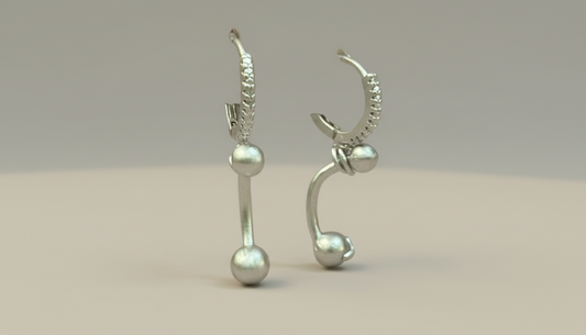 Barbell Earrings